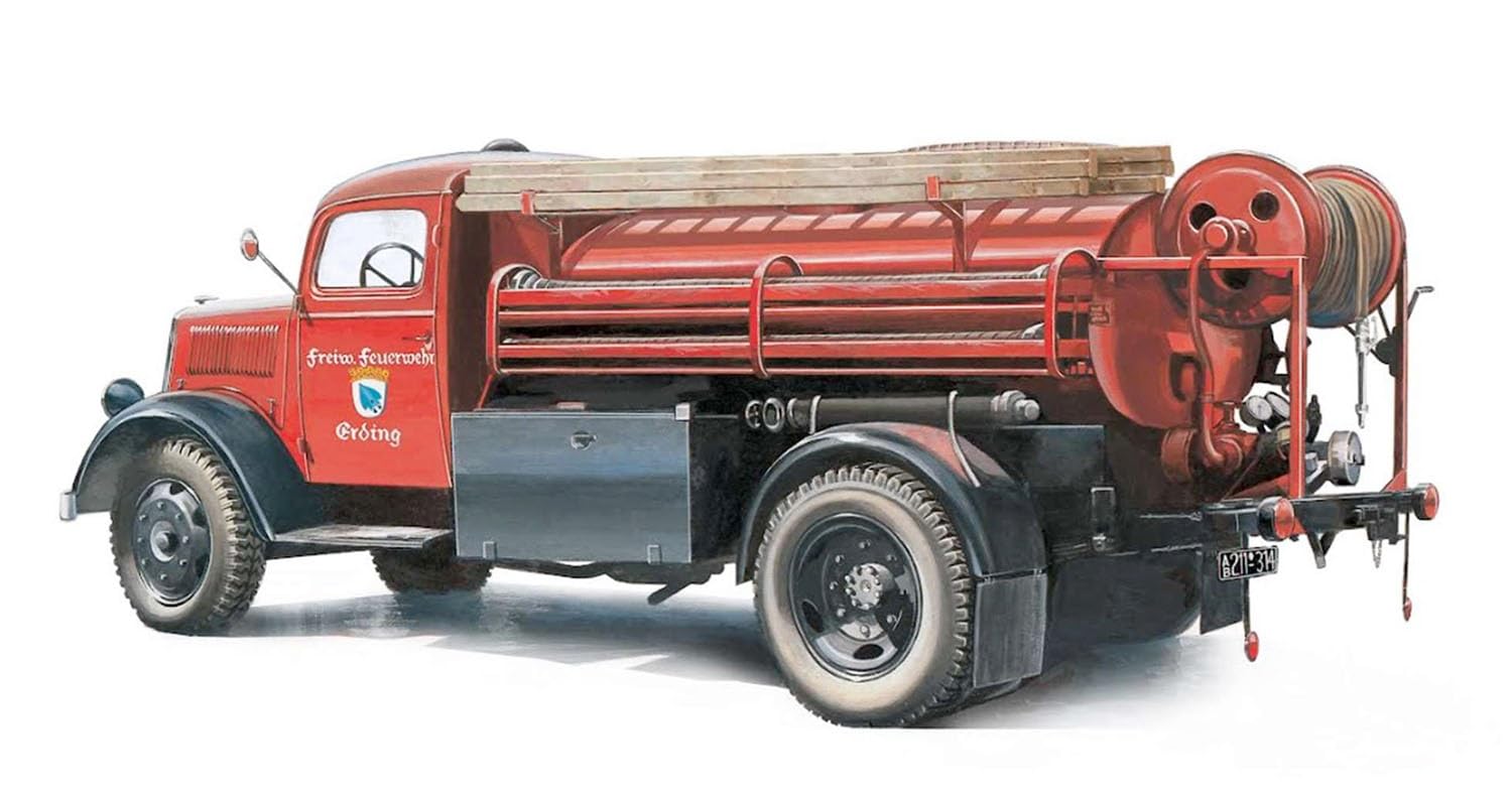 Italeri 1:24 - Opel Blitz Tank Truck