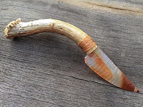 FLINTKNAPPED KNIVES, Brazilian Agate Knife