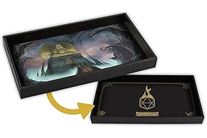 Forged Dice Co. Dice Tray 14" - Reversible Dice Rolling Mat - Compatible with Board Games and Tabletop RPGs Like Dungeons and Dragons Pathfinder Roleplaying Games - Cthulhu Temple