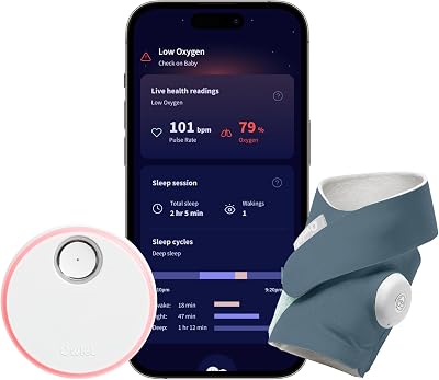 Owlet Dream Sock Smart Baby Monitor Bedtime Blue Brand New