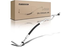 A-Premium Lower Automatic Transmission Oil Cooler Line Hose Assembly Compatible with Chevrolet Impala 2006-2011, Monte Carlo 