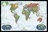 National Geographic: World Map - Decorator Edition - Laminated Wall Map (46 x 30.5 inches) (National by 