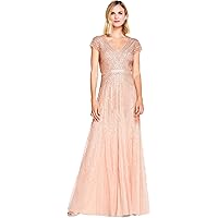 Amazon.com: Adrianna Papell Women's Metallic Foil Long Dress | Formal Metallic Evening Gown with Asymmetrical Neckline & High Leg Slit : Clothing, Shoes & Jewelry Amazon.com: Adrianna Papell Women's Metallic Foil Long Dress | Formal Metallic Evening Gown with Asymmetrical Neckline & High Leg Slit : Clothing, Shoes & Jewelry