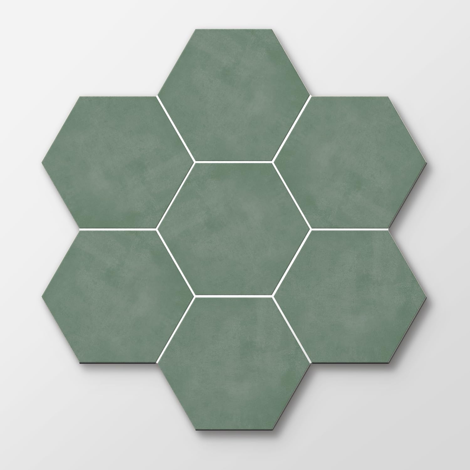 Alwayspon 12Pcs Hexagon LVT Flooring Peel and Stick