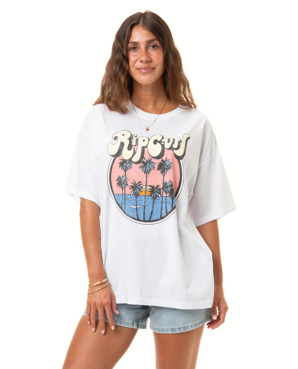 Rip Curl Women's Heritage Crew Neck Short Sleeve