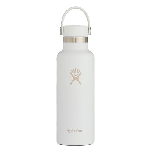 Hydro Flask Skyline Series Water Bottle, Flex Cap 18 oz, White