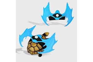 ENRICHOICE Turtle Leash,Tortoise Costume,Turtle Wings Pet Accessory Sweater for Turtle Funny Halloween Costumes Accessories(Blue)