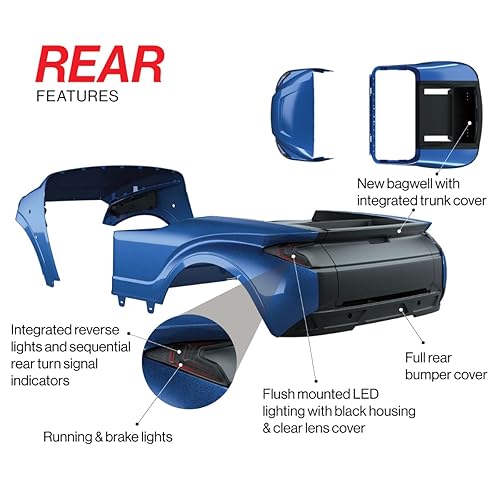 MADJAX Storm Body Kit for EZGO TXT Golf Cart Models Compatible