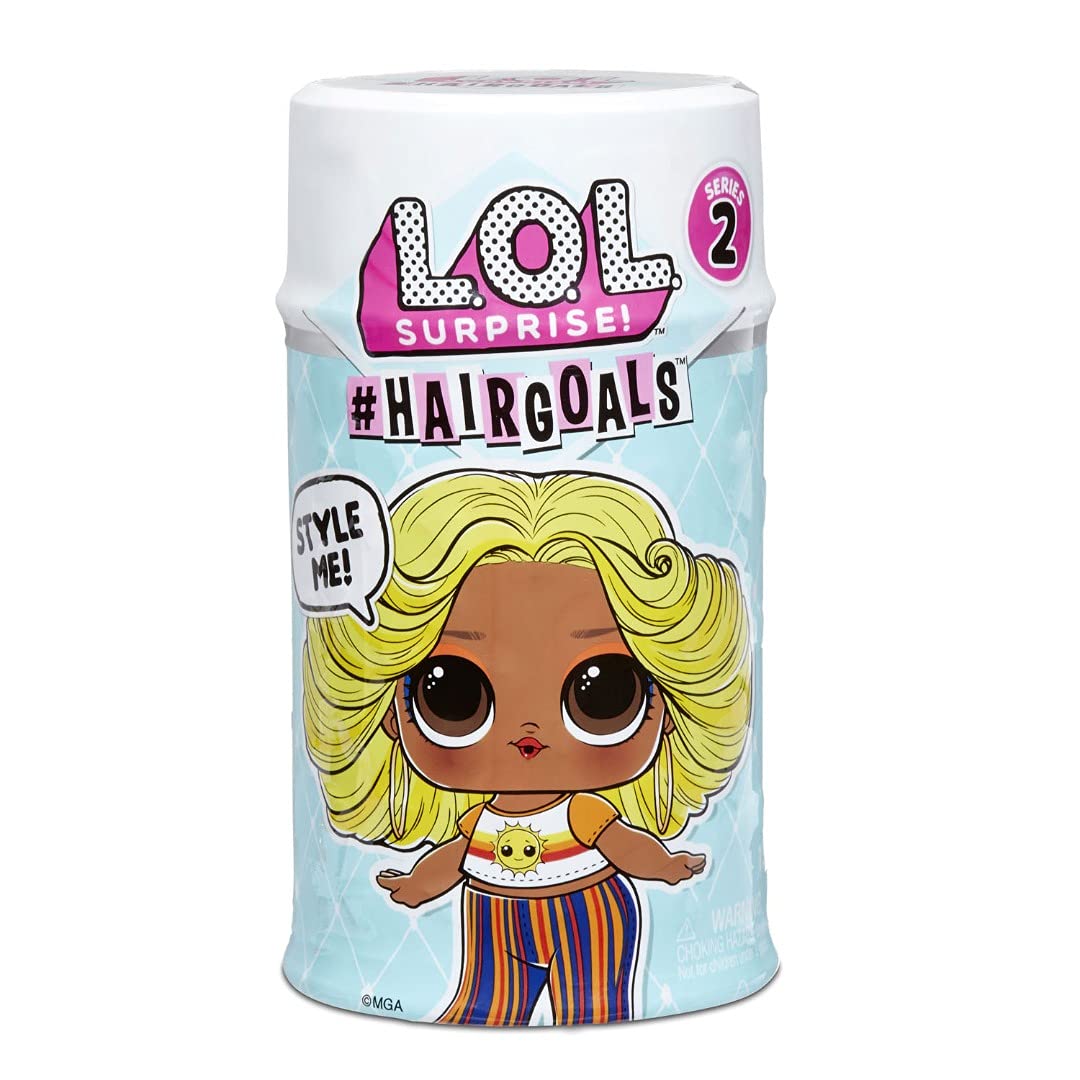LOL Surprise Hairgoals. Surprise Doll with Brushable Hair and 15 Surprises. Fun Colour Change Effect And Fashion Accessories. Hairgoals Series 2. Collectible Dolls For Boys and Girls Ages 3+