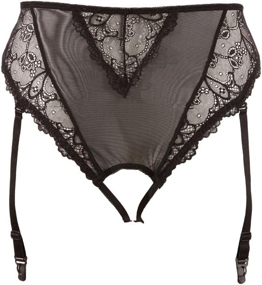 Cottelli Collection Plus 4X-Large Suspender Briefs, Black, 4XL - Image 3