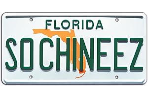 Fresh Off The Boat | SO CHINEEZ | Metal Stamped License Plate
