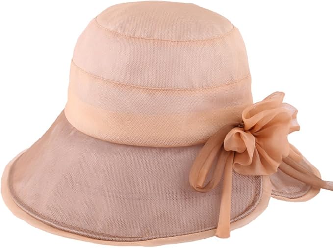 Bow silk Liang Mao/Ladies visor/Summer Sun hats/Sun Hat/CollapsibleB
