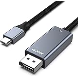 BENFEI USB-C to DisplayPort 6 Feet Cable(4K@60Hz 2K@144Hz), USB Type-C to DisplayPort Cable [Thunderbolt 3/4 Compatible] with