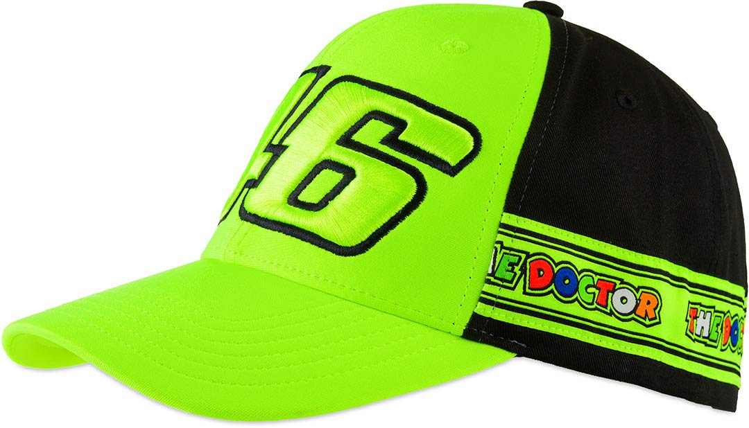 Valentino Rossi The Doctor VR46 Official MotoGP Stripe Cap Yellow