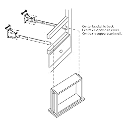Prime-Line R 7240 Drawer Side Track Brackets, White