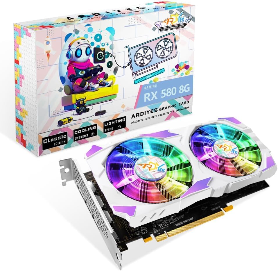 ARDIYES RX 580 8G Graphic Cards