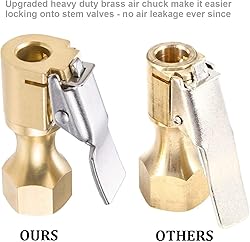 AstroAI Air Chuck, Heavy Duty Closed Flow Lock On