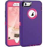 MAXCURY iPhone 6 Plus/6S Plus Case, Heavy Duty Shockproof Series Case for iPhone 6 Plus/6S Plus (5.5") with Built-in Screen P