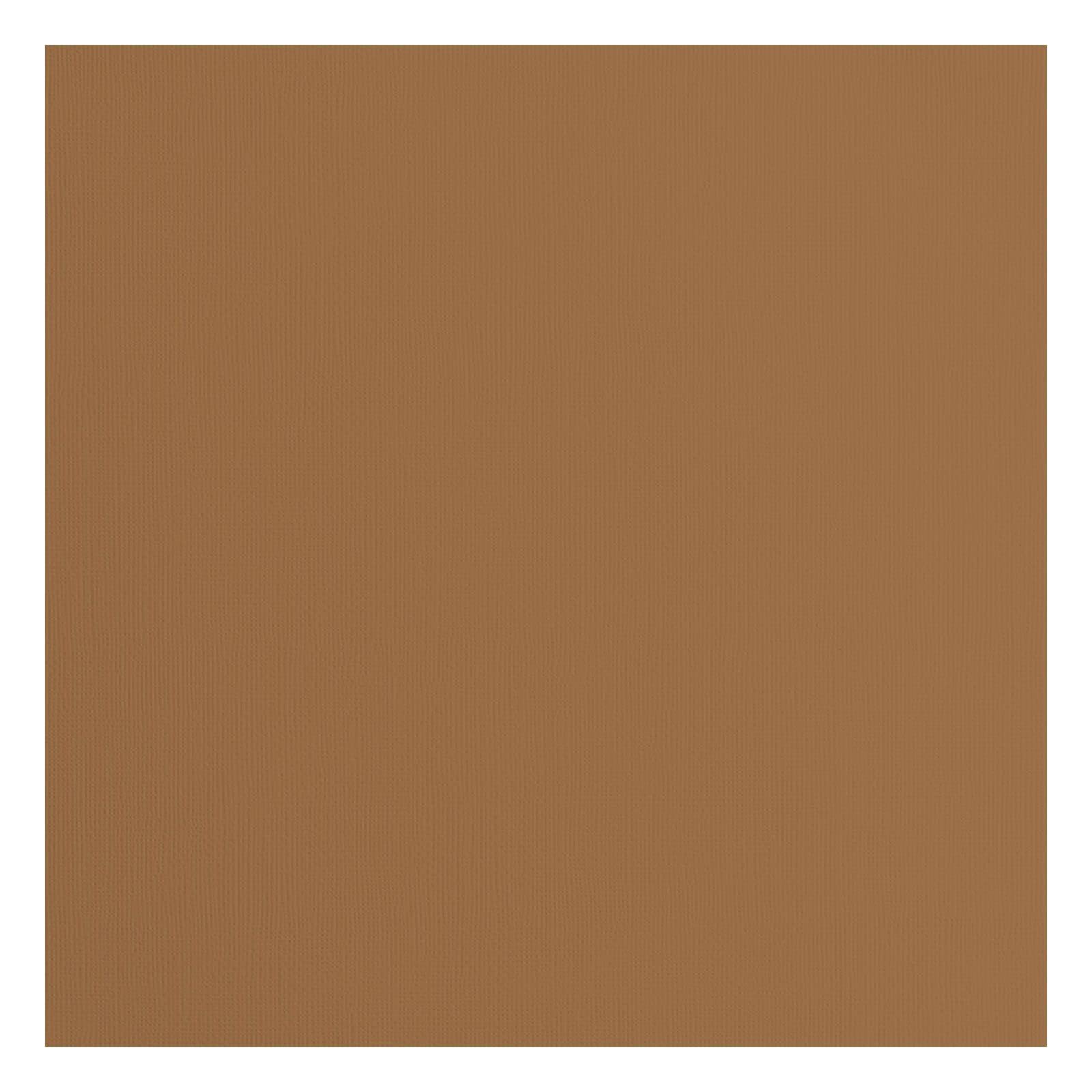 Florence Cardstock Textured - Coloured Card Making Supplies 12 x 12 inch - Brown - 20 Sheets - Coloured Paper for Scrapbooking, Card Making, Die Cutting and Paper Crafts - 216 gsm - Lion