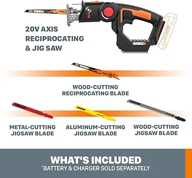 WORX WX550L.9 Reciprocating Saws product image 6