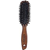 Spornette Deville Sculpting Hair Brush #343 Soft Boar Bristle, Wood Handle, Cushioned Smoothing Brush for Daily Maintenance, Finishing & Adds Shine to Brush Outs and Blow Outs