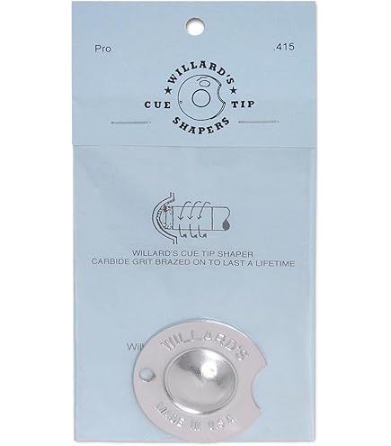 Willard’s Pool Cue Tip Shaper – Dime Radius, Professionele Shaper Voor Biljartkeuen