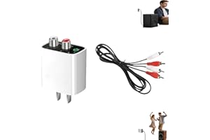 Bluetooth 5.4 Receiver - Convert Wired to Wireless Speakers | Upgrade Old Speakers to Wireless Audio | for Old Stereo/Speaker