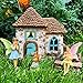 Mood Lab Fairy Garden Fairy Kit - Miniature Fairy Garden Figurines with Accessories - Set of 5 pcs - Hand Painted Set for Outdoor or House Decor
