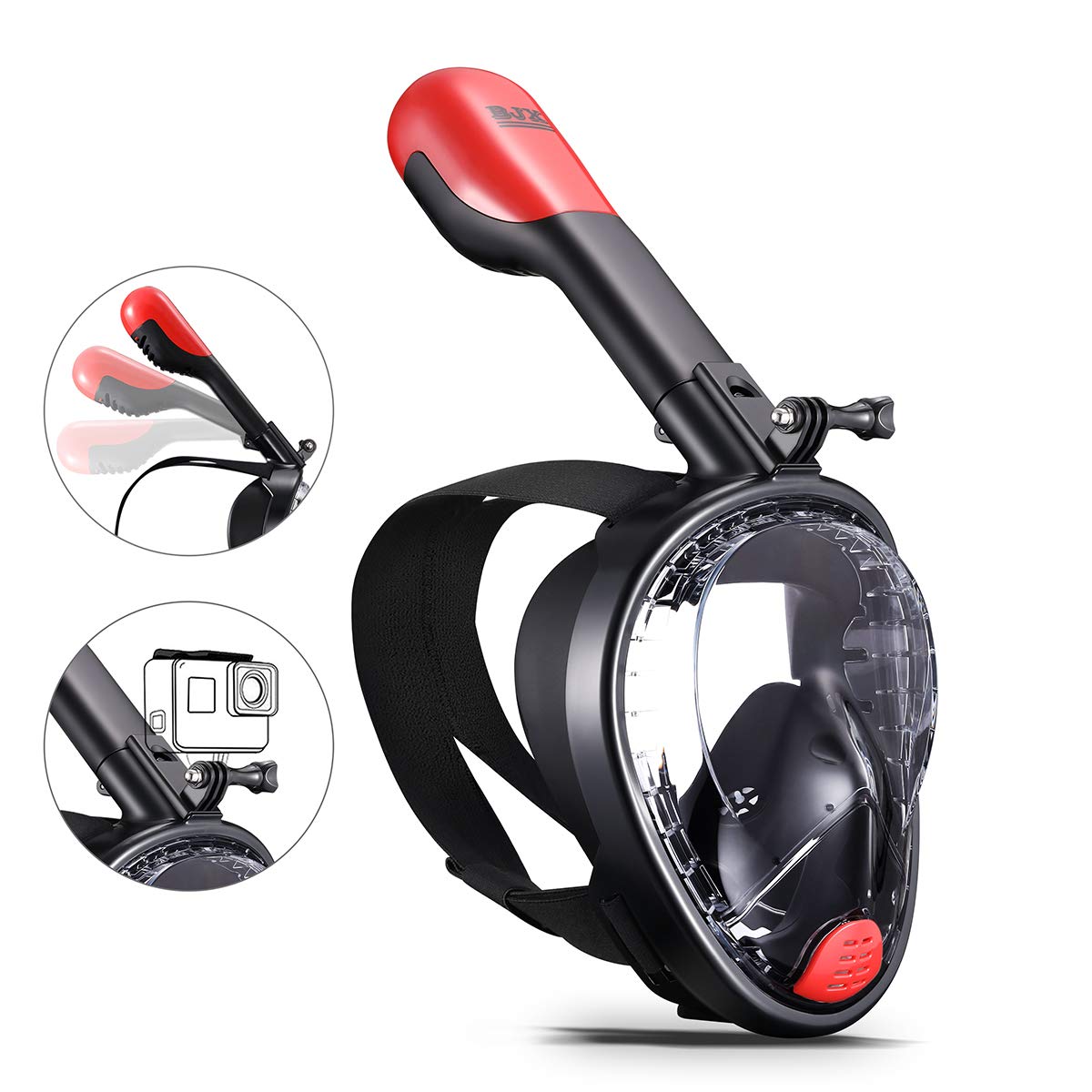 best full face snorkel mask - BJX Full Face Snorkel Mask,180