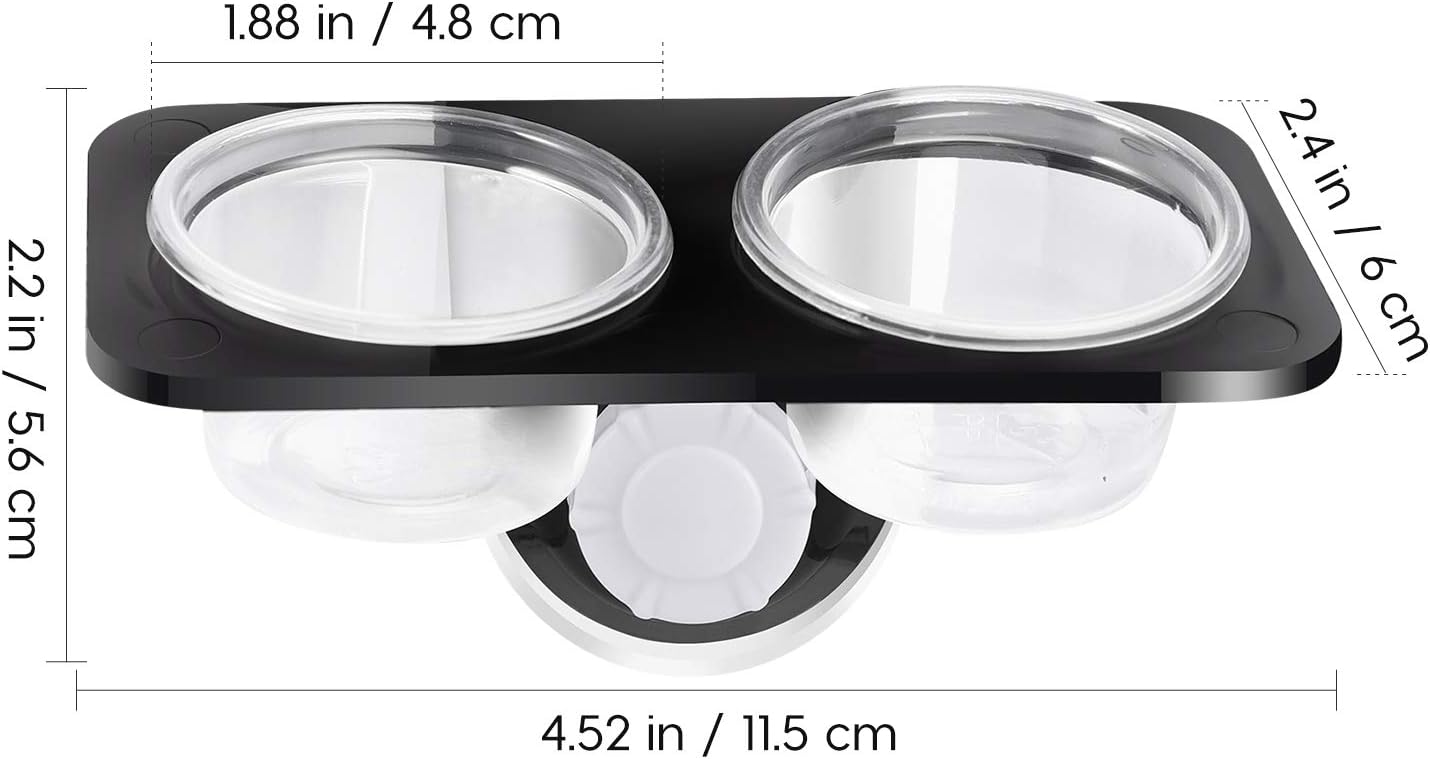 POPETPOP Reptile Water Food Bowl with Plastic Cup Holder, tortoise food bowl, Gecko Feeder Bowls, tortoise water dish - Image 3