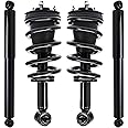 Detroit Axle - 4WD Front Struts & Coil Springs Rear Shock Absorbers Replacement for 2014-2018 Chevy GMC Silverado Sierra 1500 LD Limited