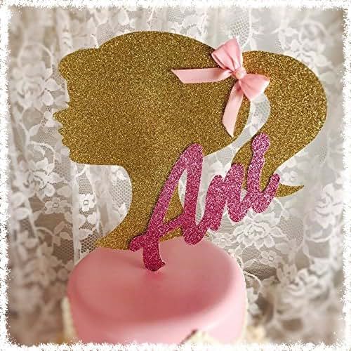 Barbie Birthday Party Cake Topper Handmade