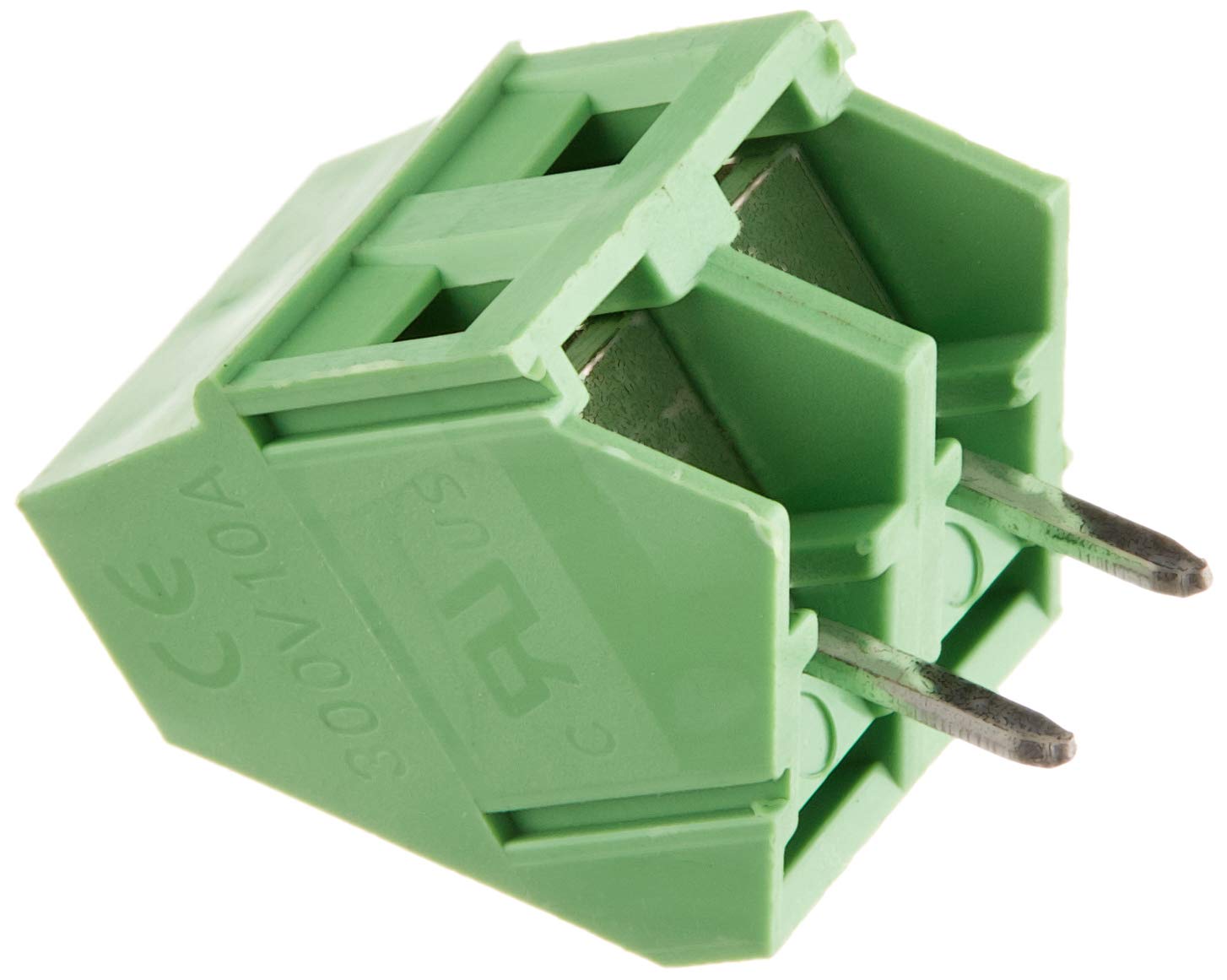 DeLock Terminal Block for Board Solder Version 2 Pin 5.00 mm Pitch Vertical Pack of 10