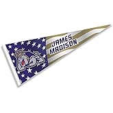 James Madison Dukes Nation USA Stars and Stripes Pennant Pennant Banner Flag