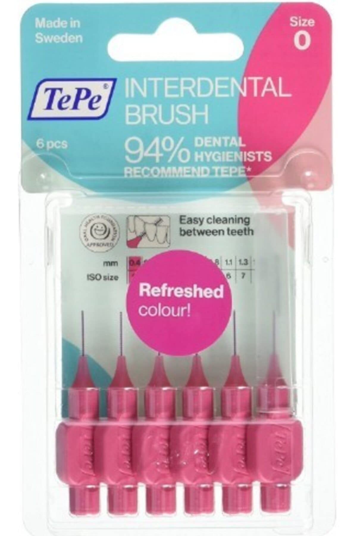 TePe Interdental Brush Size 0, 6 Pcs