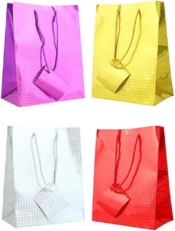 12x Giant Extra Large Holographic 'Gift' Bags Super Jumbo 62x40cm Amazon.co.uk Kitchen & Home
