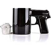 UCEC Ceramic Coffee Mug Distinctive Gun-Inspired, Perfect Gun Mug for Men, Unique Father's Day Idea Novelty Coffee Mug