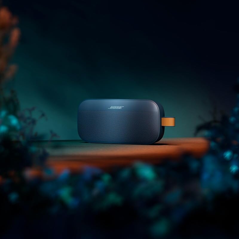 SoundLink Flex (2.ª Gen.), Altavoz portátil inalámbrico con Bluetooth pequeño y Potente para Fiestas al Aire Libre, hasta 12h de autonomía, Resistente al Agua IP67 y al Polvo, Azul crepúsculo