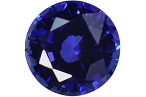 UGEMS Synthetic Blue Sapphire 7mm Round Loose (Qty=1)