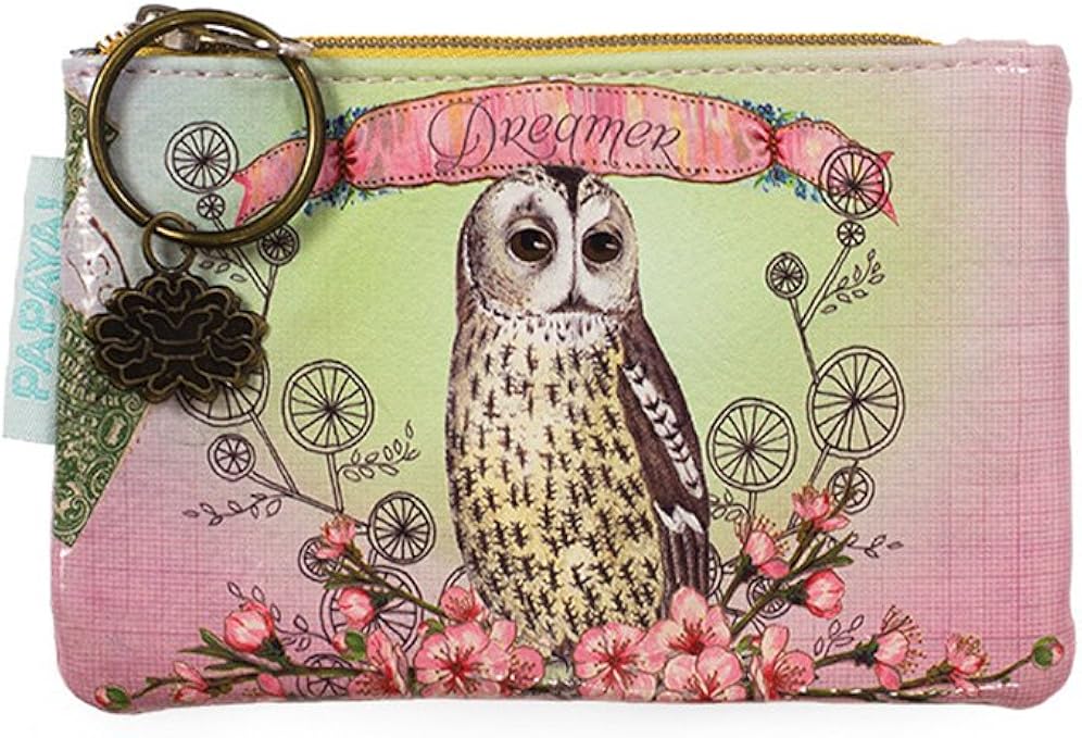 Papaya! Coin Purse, Owl Dreamer Clothing