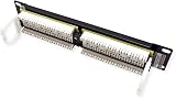 TRENDnet TC-P12C6 12-Port Cat 6 Unshielded Patch Panel 10 Inch Black view 5