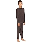 STRETCH IS COMFORT Youth Boys' Oh So Soft Jogger Set with Long Sleeve Crew Neck Top | Comfortable Kids' Clothing | 4-16