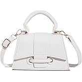 FALETO Mini Purses for Women Cute Top Handle Crossbody Bag Stylish Tiny Clutch Handbag with Strap