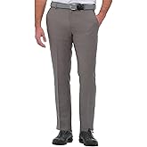 Greg Norman Men's Golf Performance Classic Fit Flat Front Stretch Sweatpants, Moisture-Wicking Lightweight Casual Dress Pants