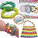 22,000+ Rainbow Rubber Bands Refill Kit, Over 20,000 Loom Bands in 41 Colors, 1000 S-Clips, 6 Y Looms, 280 Beads, 52 ABC Beads, 50 Charms, Backpack Hooks, Crochet Hooks and ABC Stickers by INSCRAFT