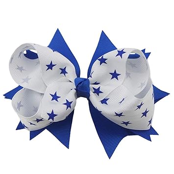 Amazon Com 1pc 5inches Back To School Girls Hair Bows Children