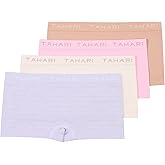 TAHARI girls 4-pack Girls Boy Short Underwear