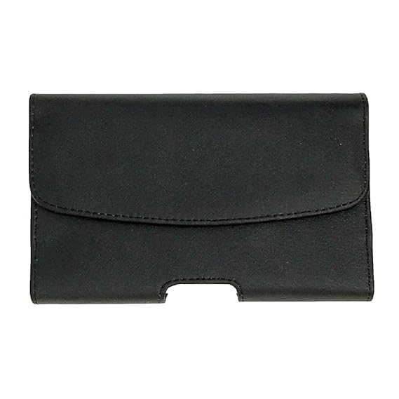  Black Vegan Leather Belt Pouch To Fit Cellphone