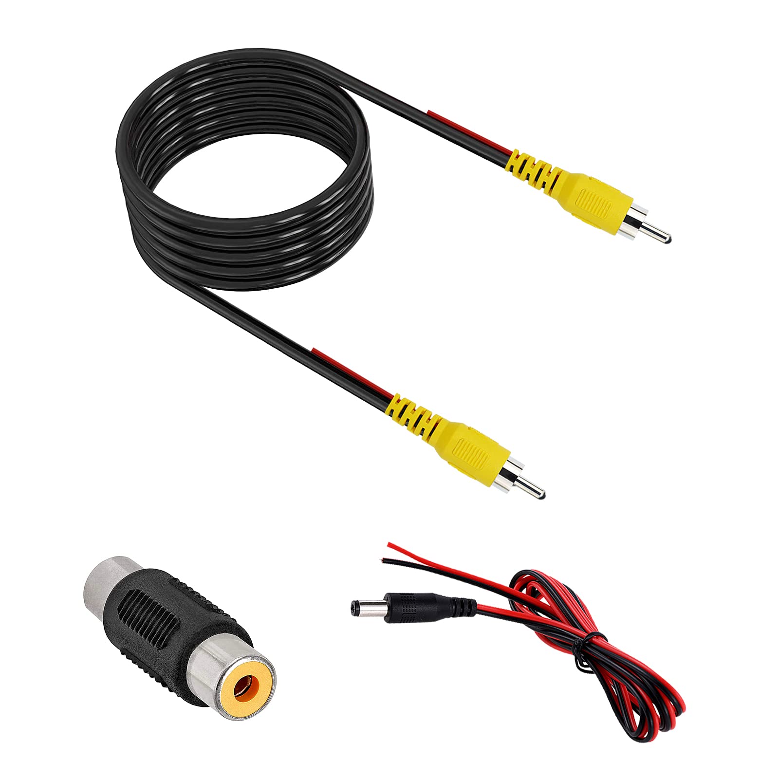 Photo 1 of VOJKOREL Upgraded Double Shielded RCA Video Cable for Display and Reversing Camera Connection AV Extension Cable,Car Rear View Camera Video Cable (20FT/6M).