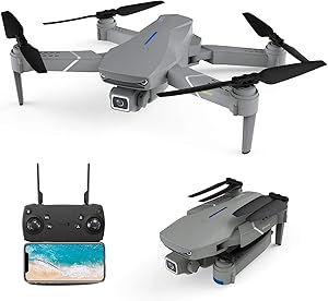 EACHINE E520S Pro GPS Drone with 4K Adjustable Camera for Adults,5G WiFi FPV Live Video Foldable Drone GPS Return Home 1200Mah 16mins Flight Time Follow Me RC Drone Quadcopter for Beginners